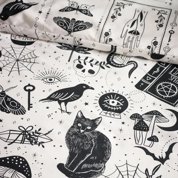 Catherine Lansfield Enchanted Witchcraft Polycotton Duvet Cover & Pillowcase Set 4