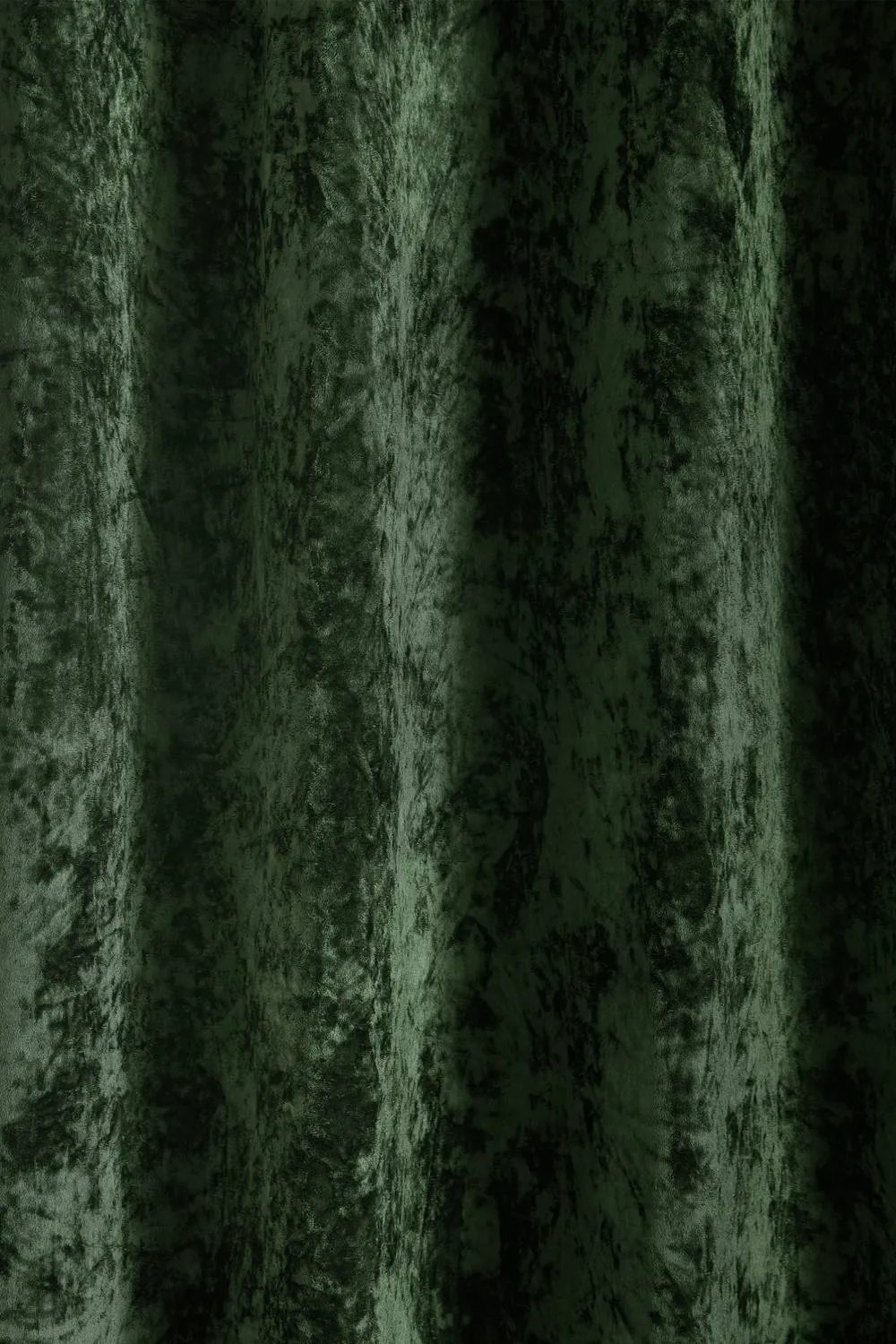 Catherine Lansfield 'Crushed Velvet' Lined Eyelet Curtains in Olive 3