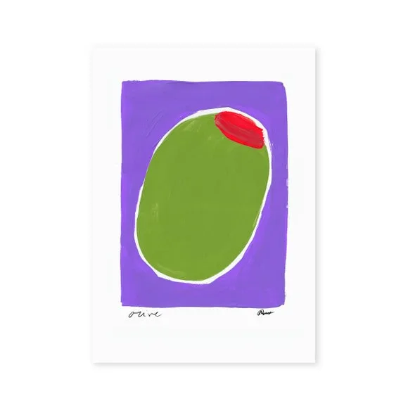East End Prints Big Olive Framed Print 2