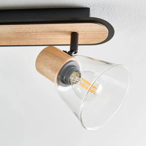 Zoya Industrial 4 Light Adjustable Spotlight Bar 2