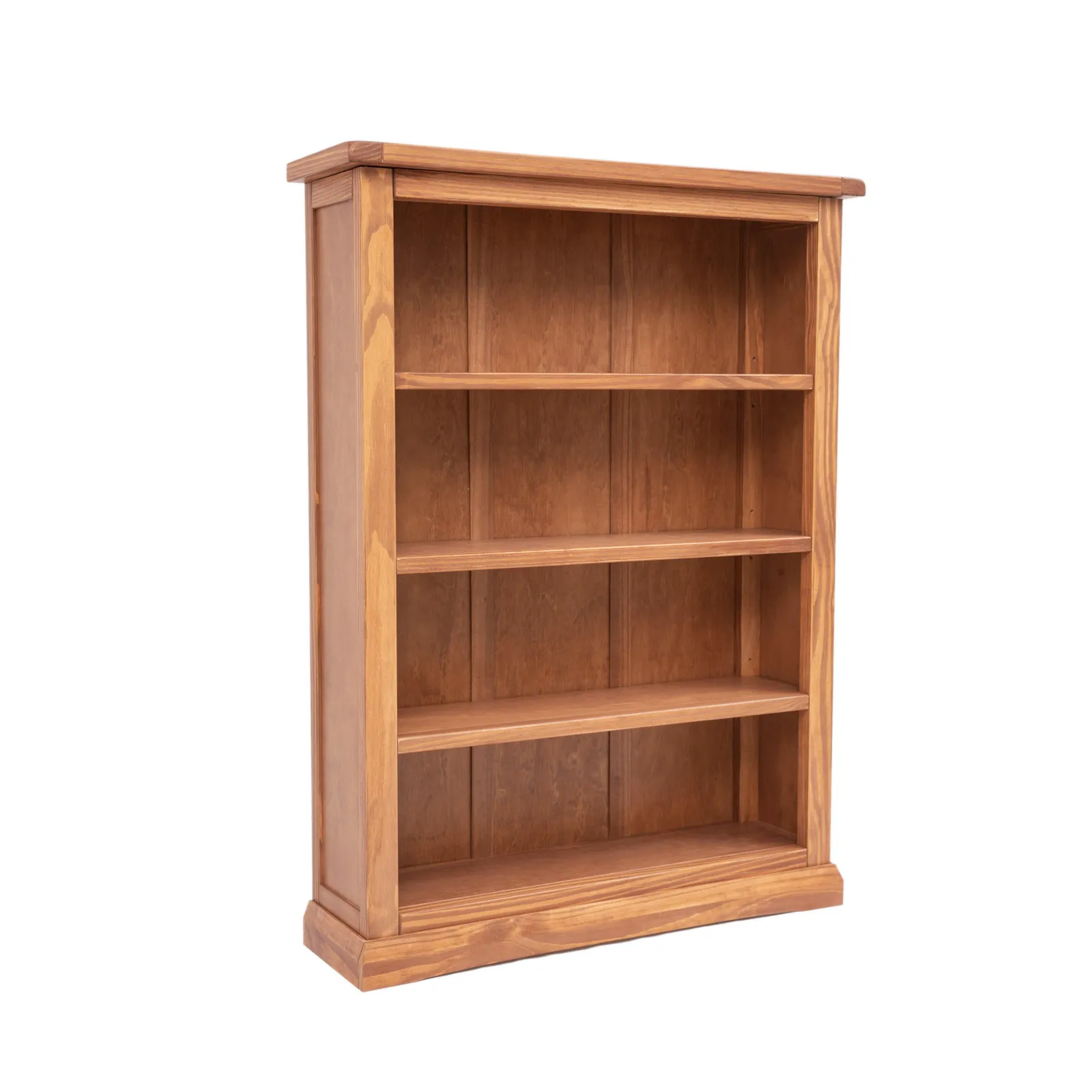 Cabinet Bits Bookcase with plinth 120x90x25cm in Brown 2