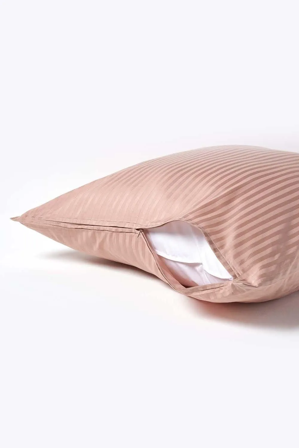 Homescapes Continental Egyptian Cotton Pillowcase 330 TC, 80 x 80 cm in Taupe 3