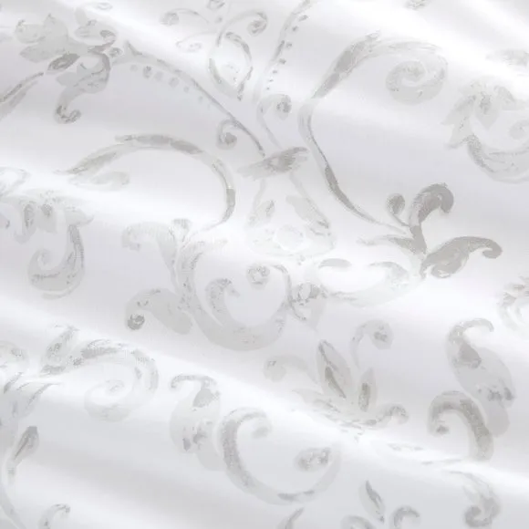 Ashleigh Damask 100% Cotton Duvet Cover & Pillowcase Set 5