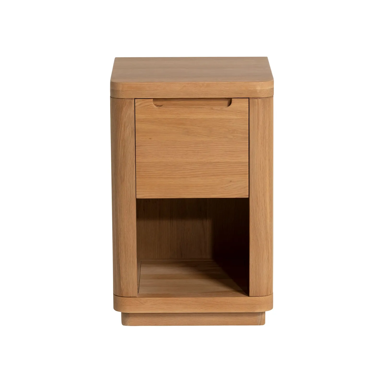 Olav 1 Drawer Bedside 40X40X62Cm Table, Neutral Oak | Barker & Stonehouse 3