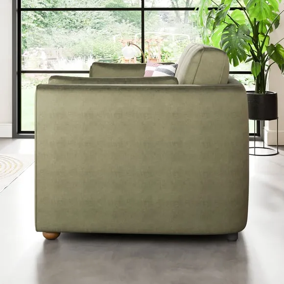 Zoe II Velvet 2 Seater Sofa 3