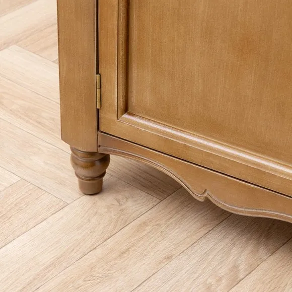 Voyage Maison Rosalie Oak Storage Bench 5