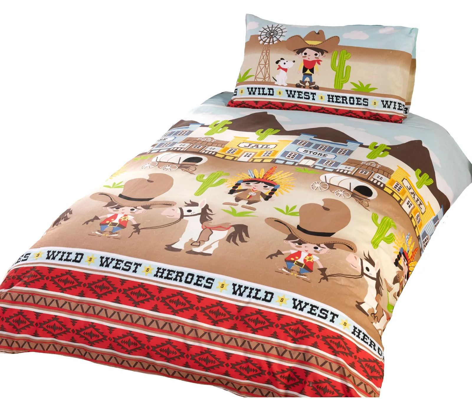 Rapport Home Wild West Polycotton Duvet Cover with Pillowcase 2