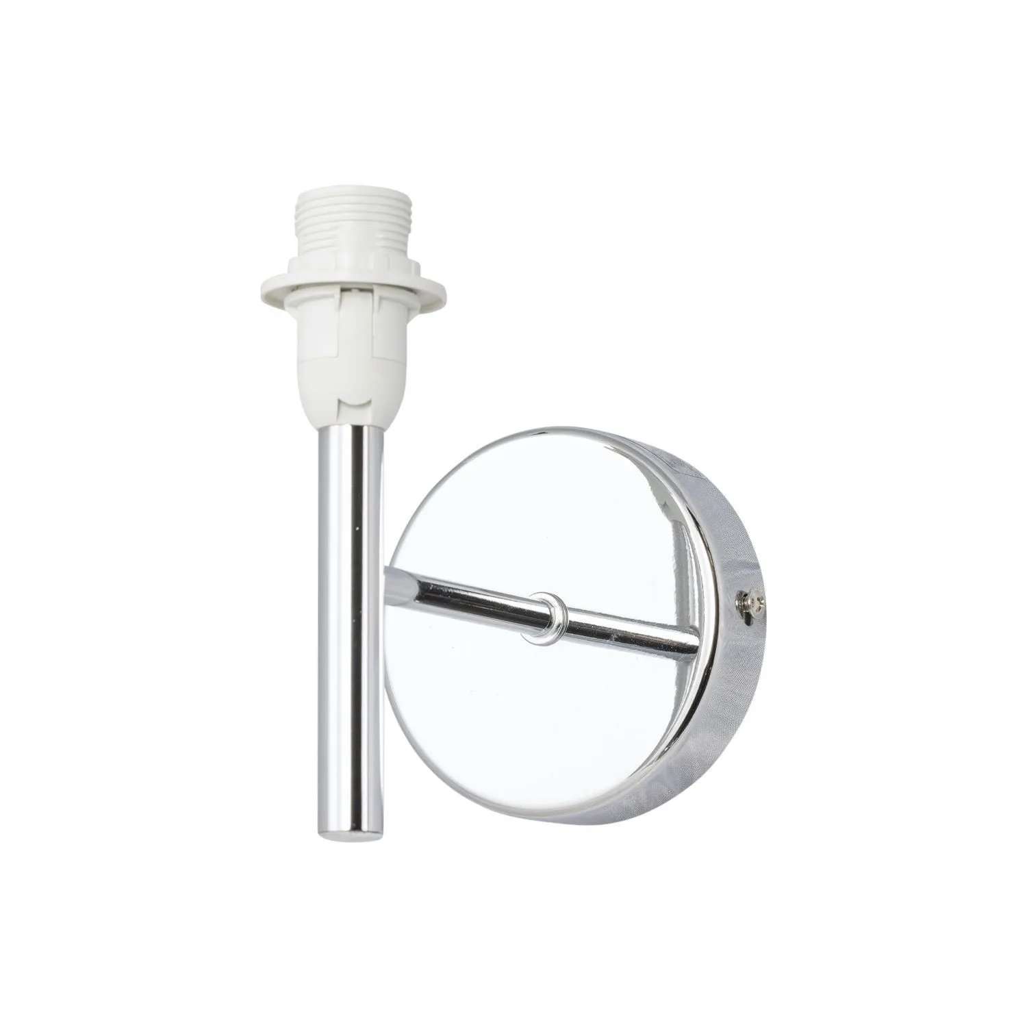 First Choice Lighting Brea - Chrome Wall Light Fitting Only in Silver