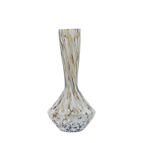 Cedar & Sage Aditya Tall Mottled Brown Vase