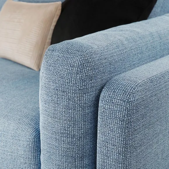Newton Chunky Tonal Weave Corner Chaise 4