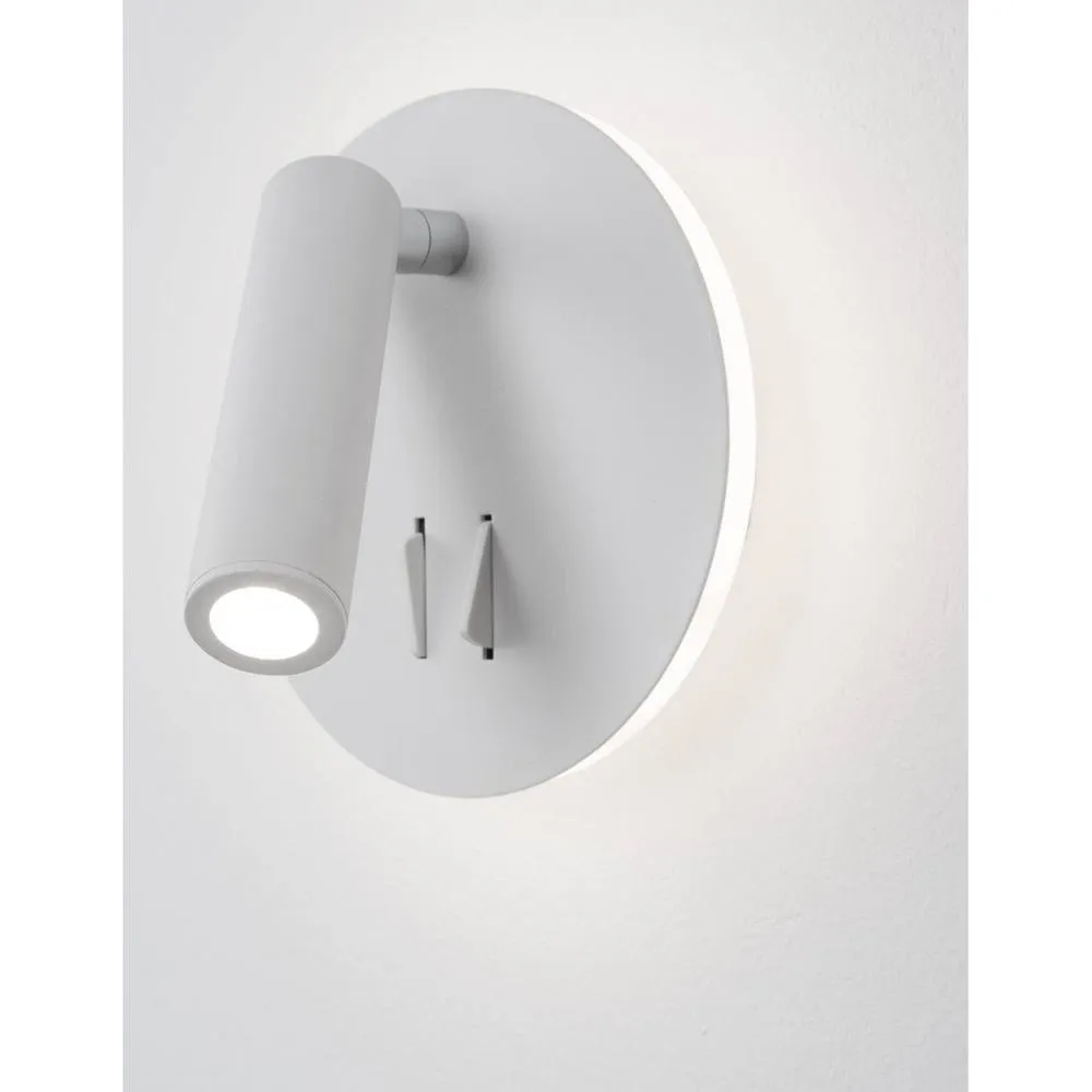 Netlighting Penor Reading Light Sandy White Aluminium Switched LED Cree 9W 780Lm 2