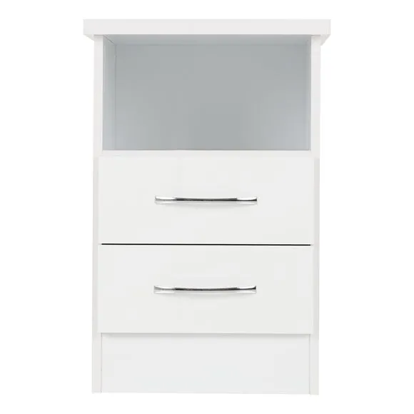 Return - Nevada 2 Drawer Bedside Table 4