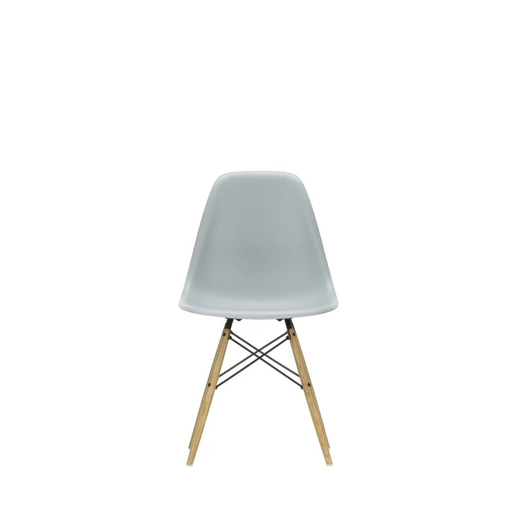 Vitra Eames DSW Side Chair New Height Light Grey Ash Honey Base 3