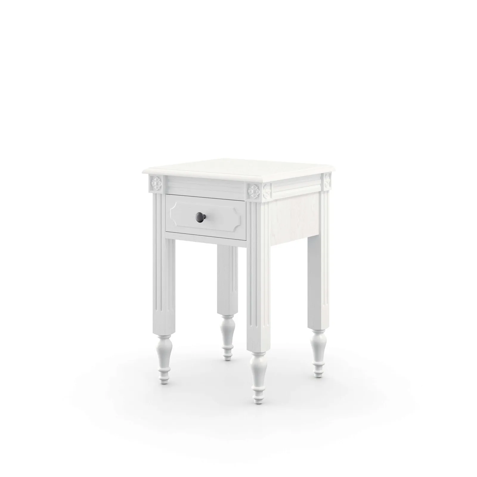 Casterton Ivory Bedside Table, Ivory