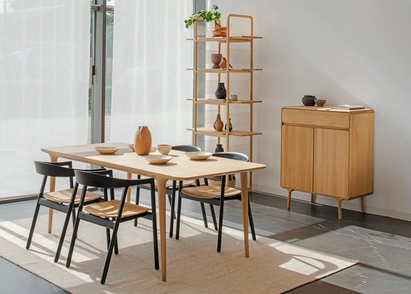 Gazzda Fawn Cabinet White Oiled Oak 3