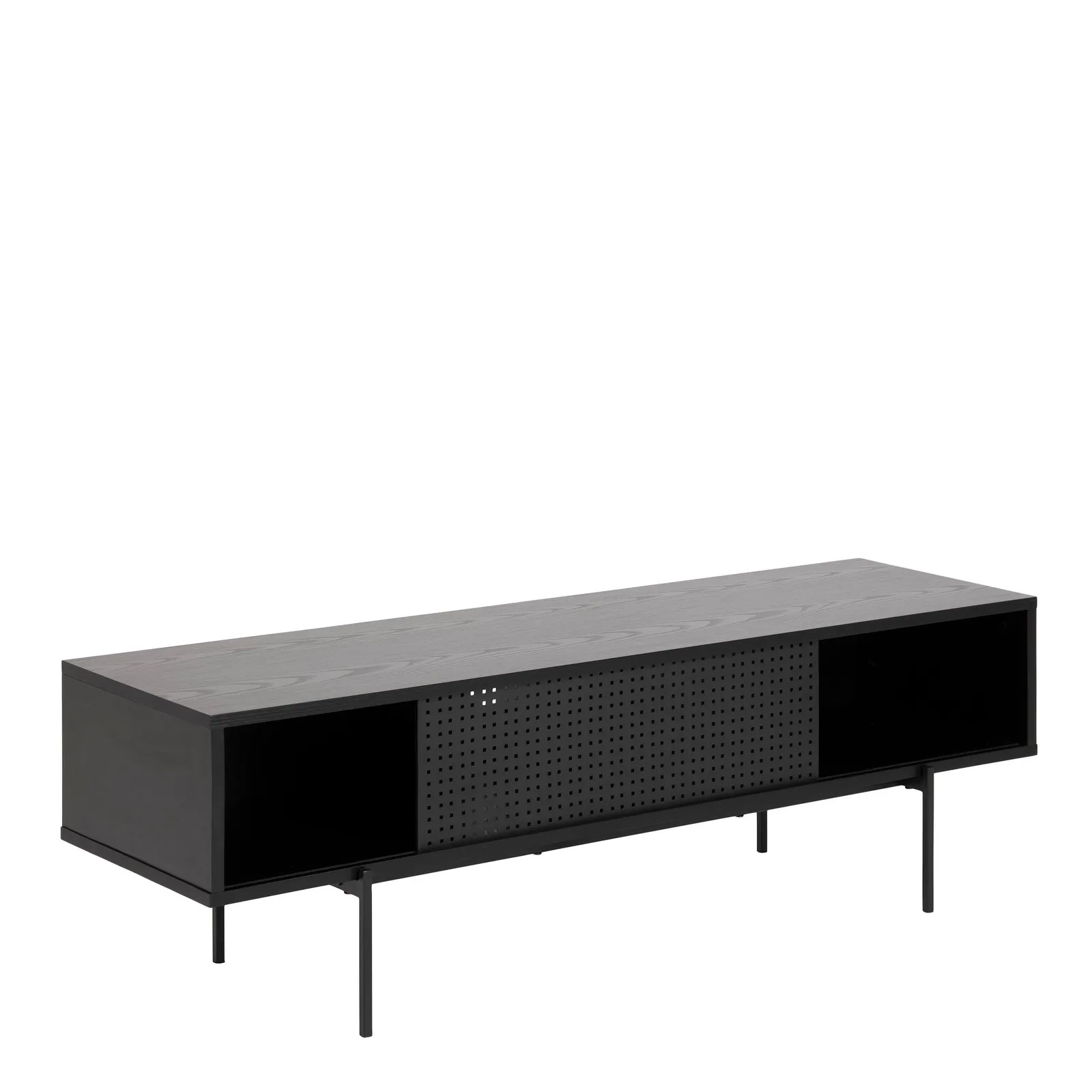 Furniture To Go Angus TV Unit with 1 Sliding Door in Black 4