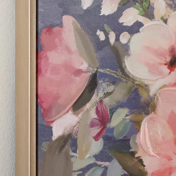 Watercolour Floral Framed Canvas 2