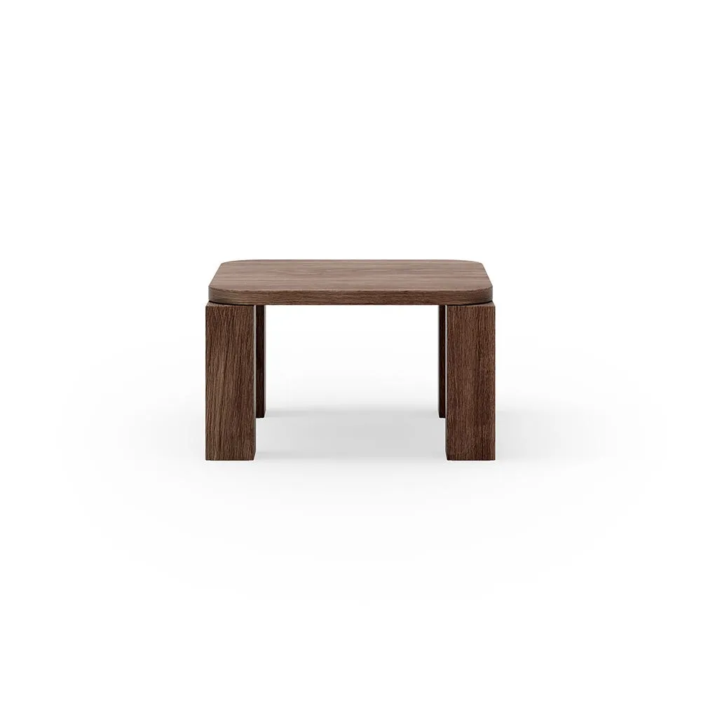 New Works Atlas Coffee Table Fumed Oak 60 x 60cm 2