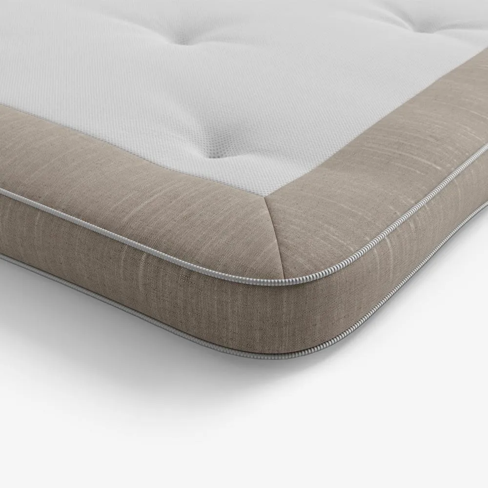 Carpe Diem Beds Luxury Mattress Topper Continental King in Ro Asuri Cashew 4