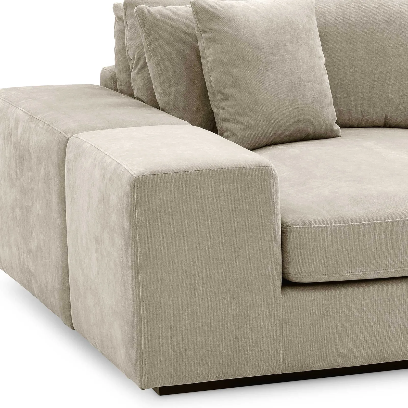Eichholtz Vista Grande Lounge Corner Sofa, White Fabric | Barker & Stonehouse 4