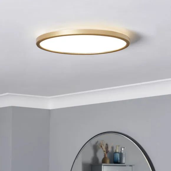 Core LED Flush Bathroom Ceiling Light 1