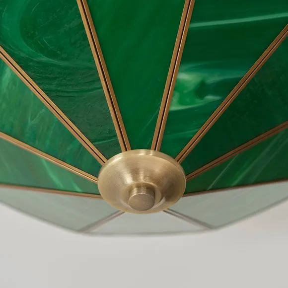 Colette Mid Century 2 Light Flush Ceiling Light 3