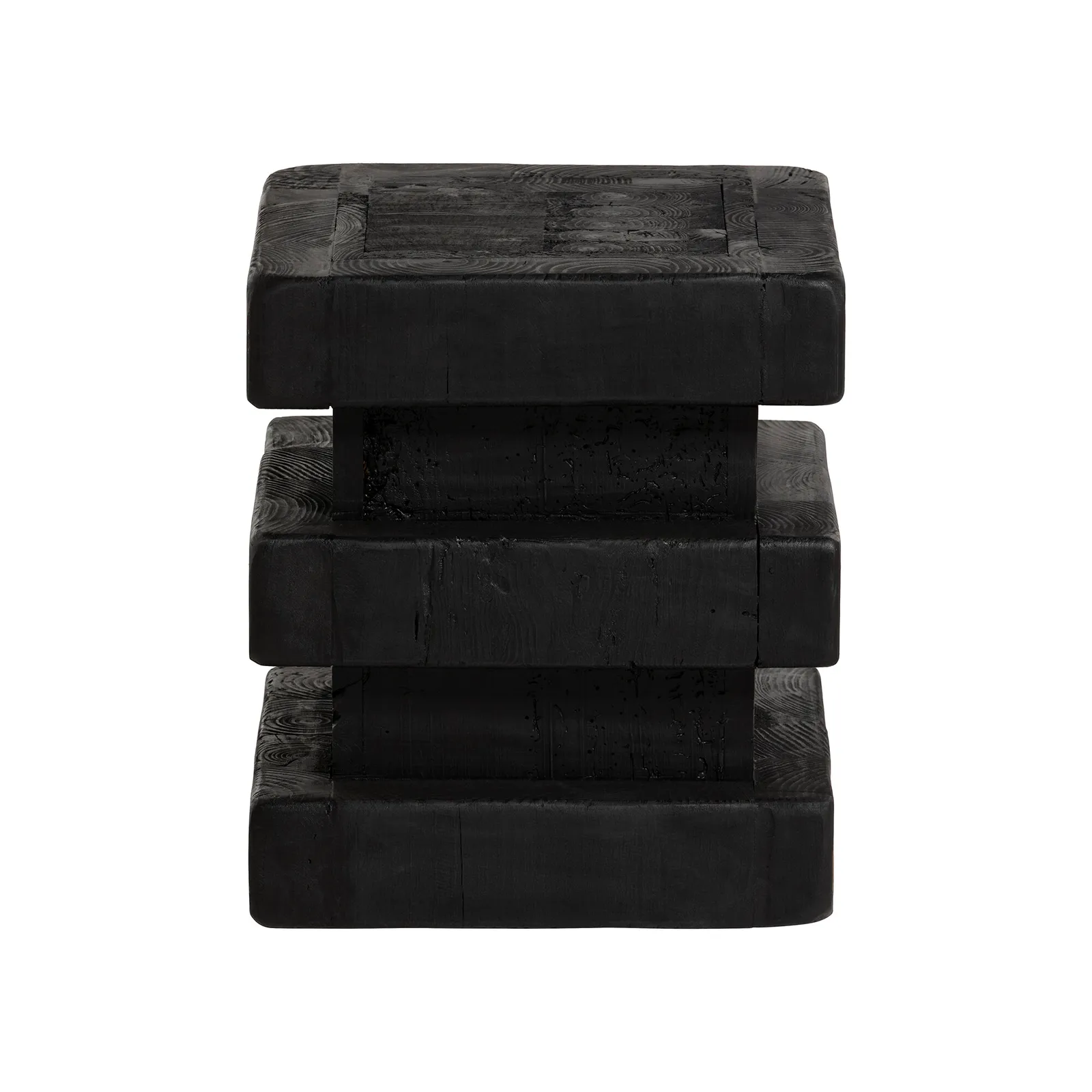 Wicken Stool 35X35X40Cm, Black Wood | Barker & Stonehouse 2