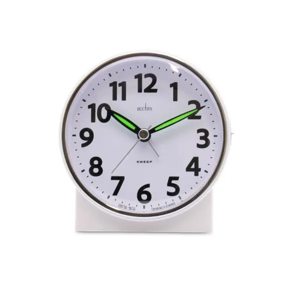 Acctim Micah Non Ticking Analogue Alarm Clock 2