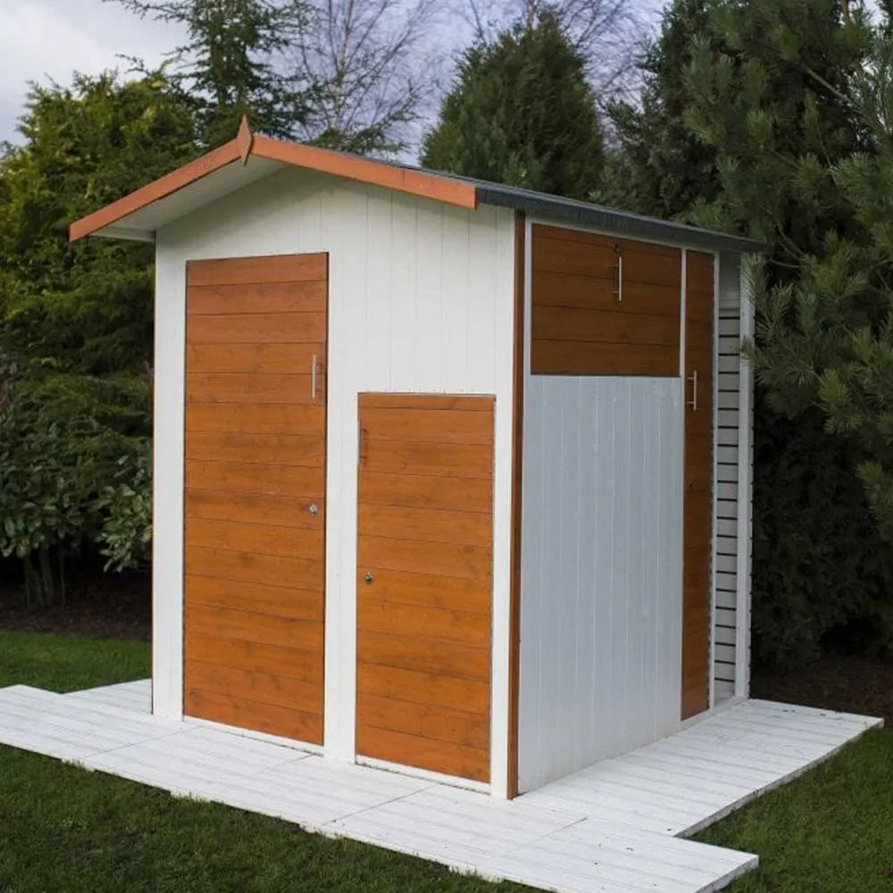 Shires Apex 6 x 6 Feet Dip Treated Shed Multi Store in Brown
