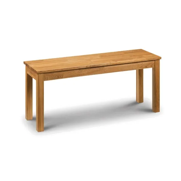 Coxmoor 2 Seater Dining Bench, Solid Oak 2