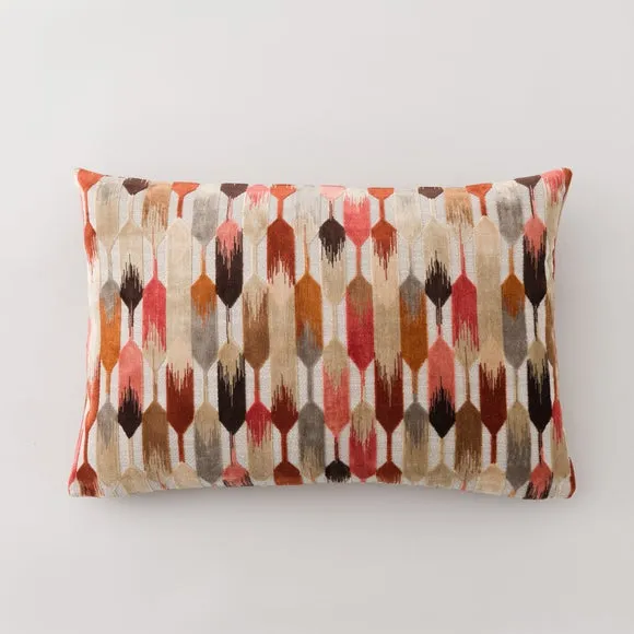Kelso Cut Velvet Rectangle Cushion 3