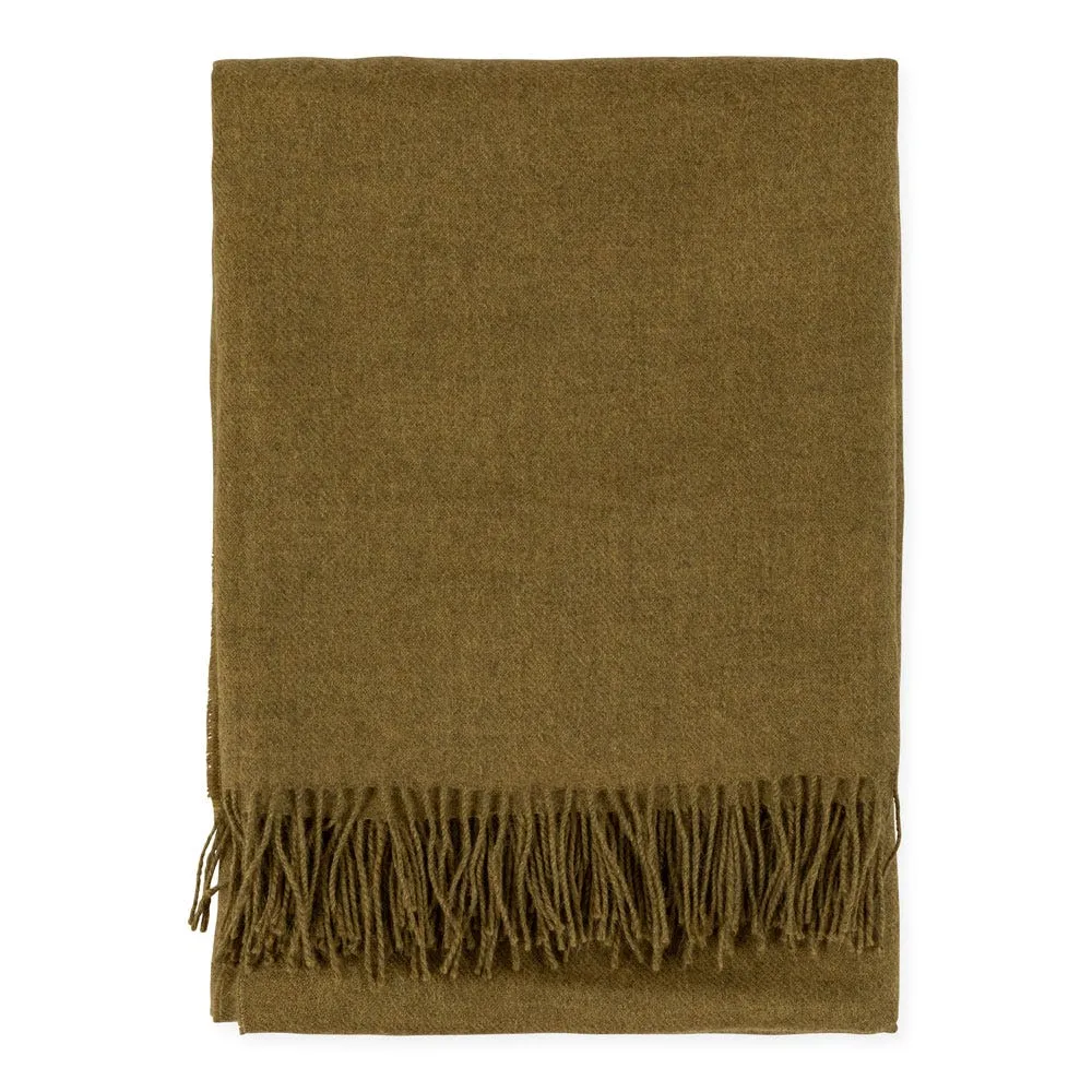 Heal's Pure Alpaca Throw Tobacco 2