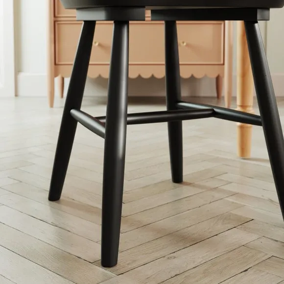 Harvey Set of 2 Dining Chairs, Beech Wood 4