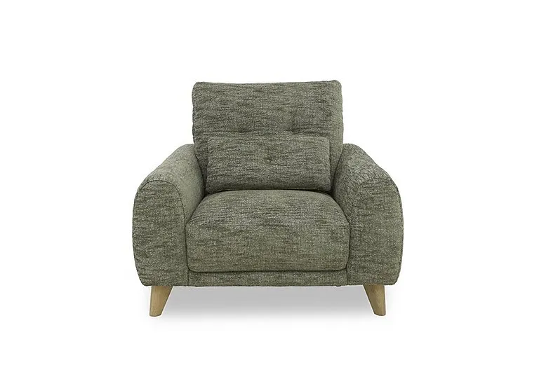 Malmo Fabric Chair - Olive Green