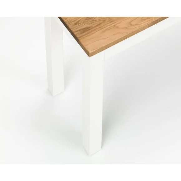 Coxmoor 2 Seater Dining Bench, Solid Oak 5