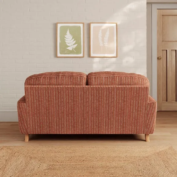 Martha Chunky Chenille Stripe 2 Seater Sofa 2