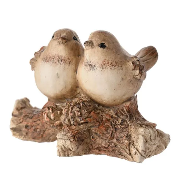 Country Living Wood Effect Birds on a Branch Ornament 2