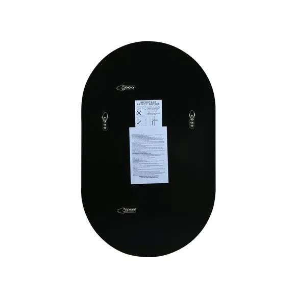 Ovale Frameless Lozenge Oval Wall Mirror 3