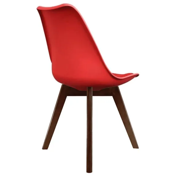 Fusion Living Soho Plastic Dining Chair with Squared Legs 5