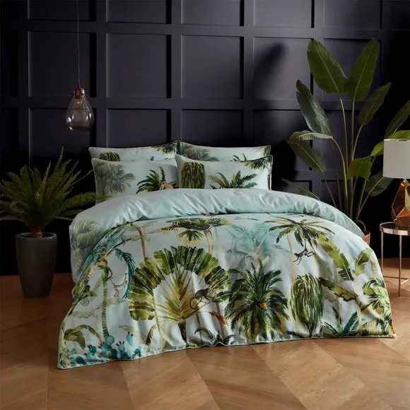 Paoletti Forsteria 100% Cotton Duvet Cover and Pillowcase Set 1