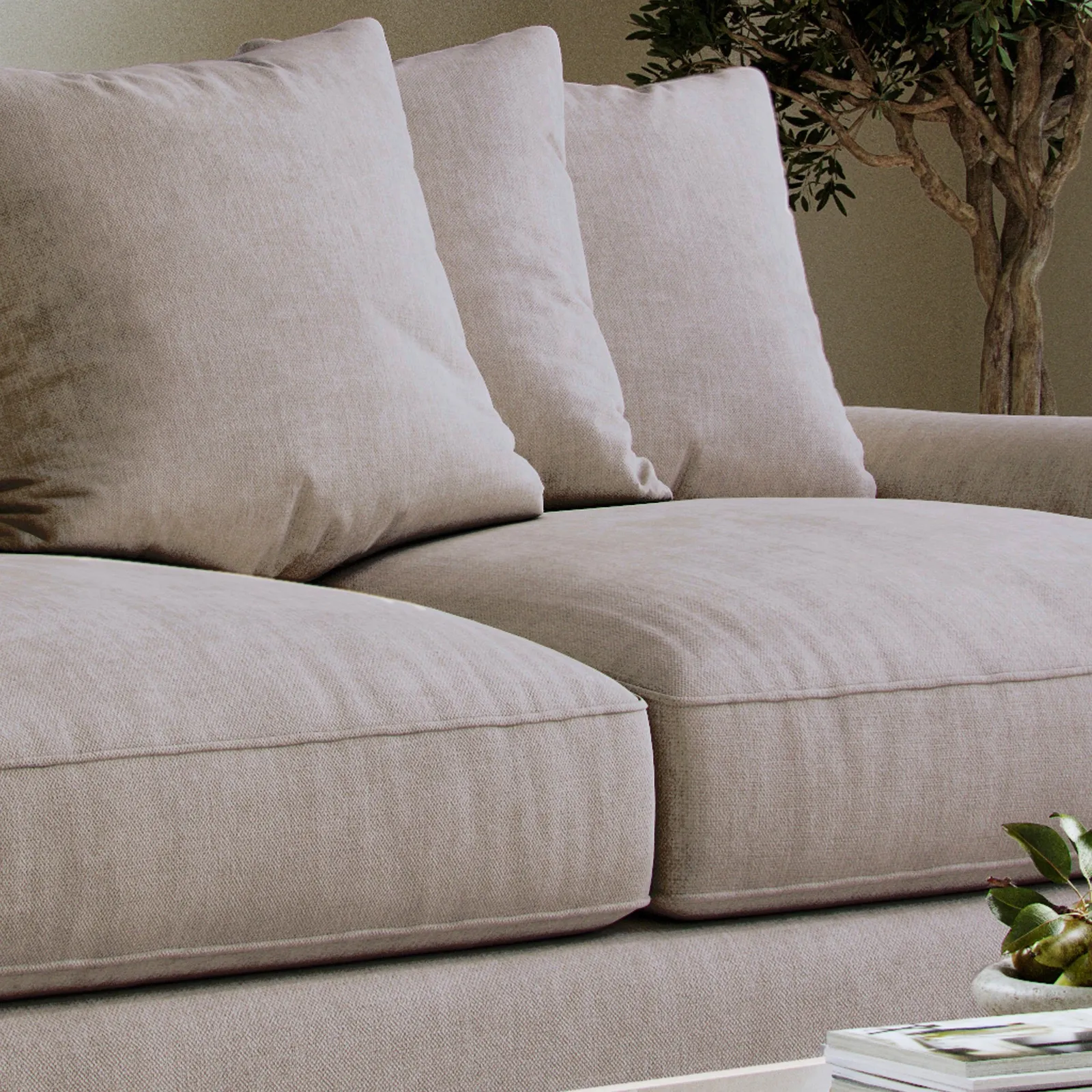 The Great Sofa Company Beatrice Sofa Bed, Beige 4