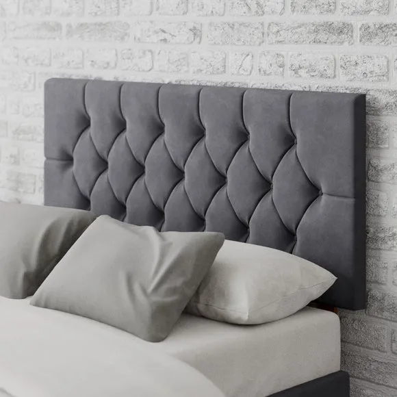 Olivier Plush Velvet Headboard 1