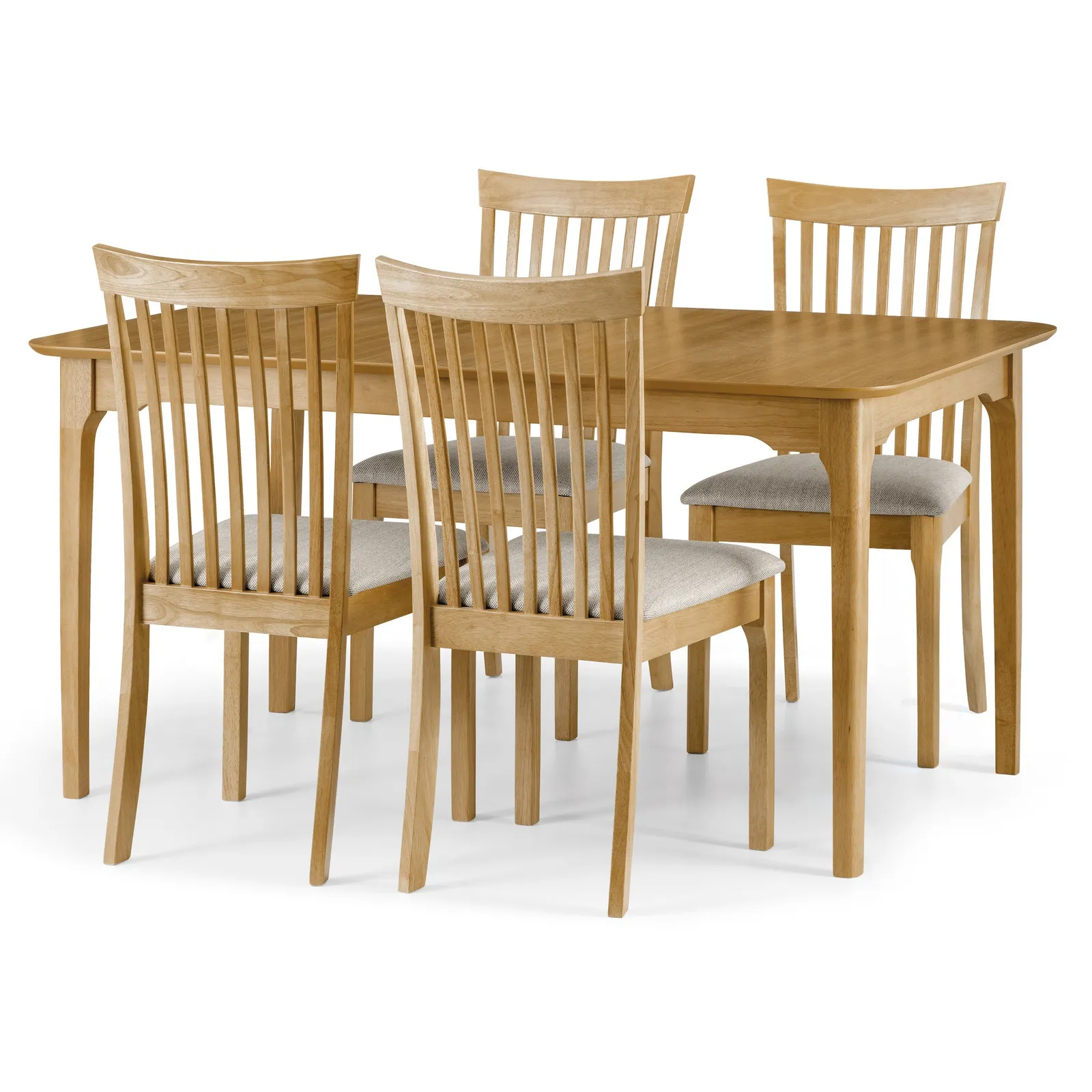 Ibsen Dining Table with 4 Chairs Brown