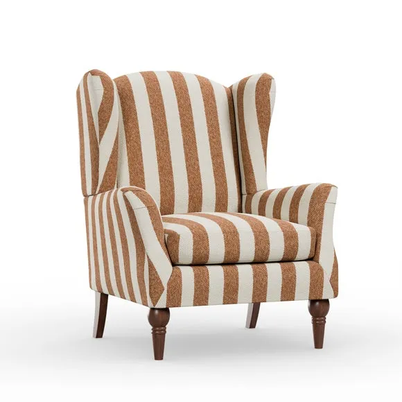 Charnwood Striped Boucle Occasional Armchair 5