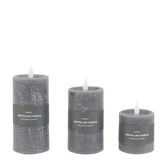 Cedar & Sage Set of 3 LED Candles 4