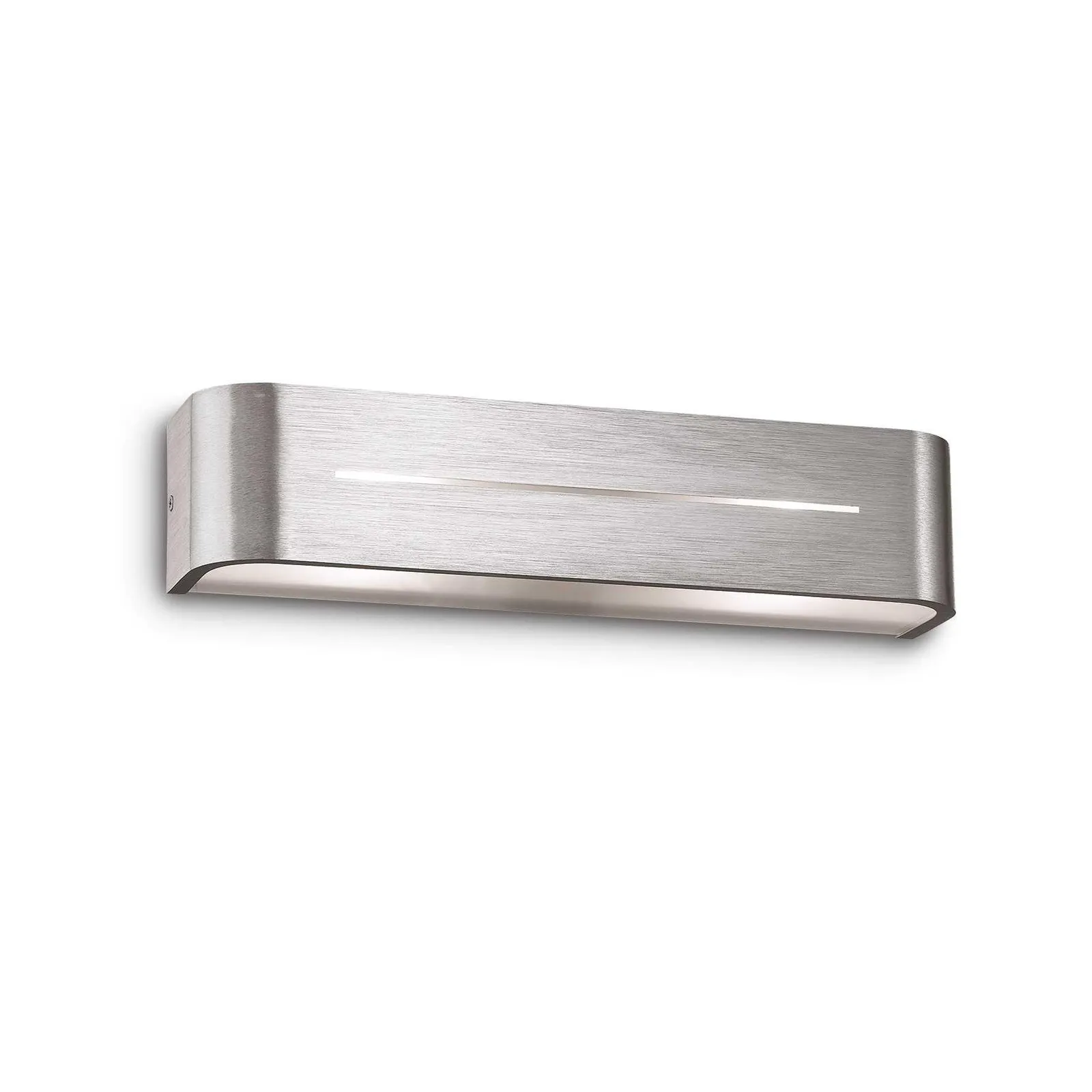 Netlighting Posta 2 Light Indoor Small Wall Light Aluminium E14 in Grey