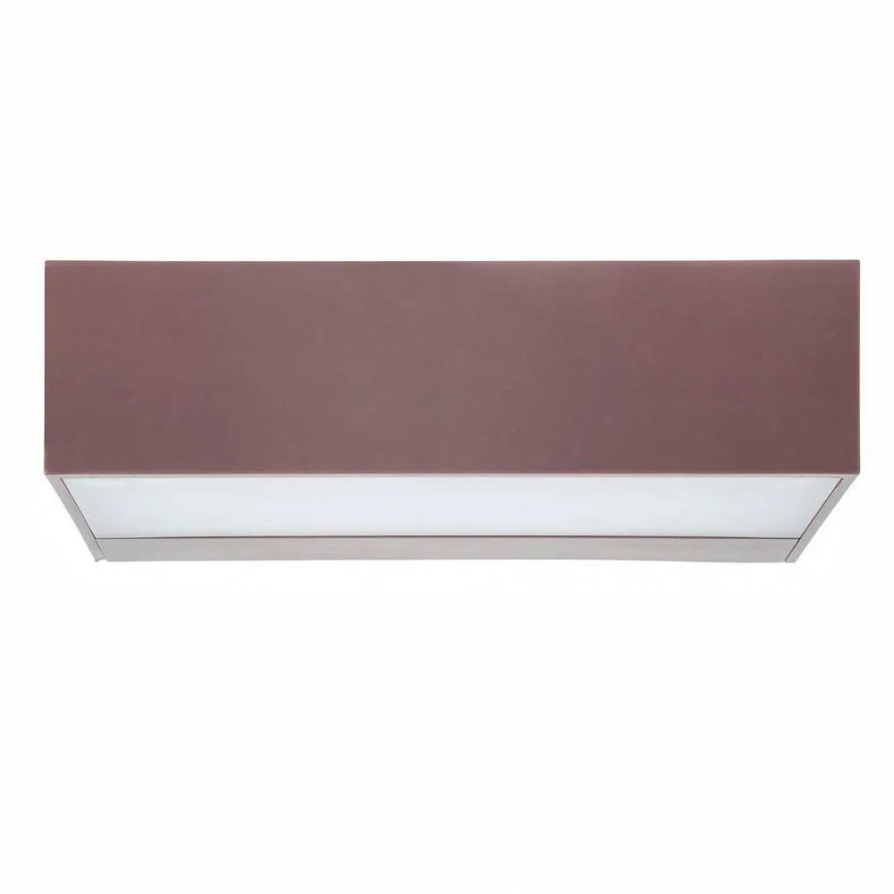 Netlighting Ara Outdoor Wall Down Lamp Brown LED 9.3W 3000K IP65 On Off