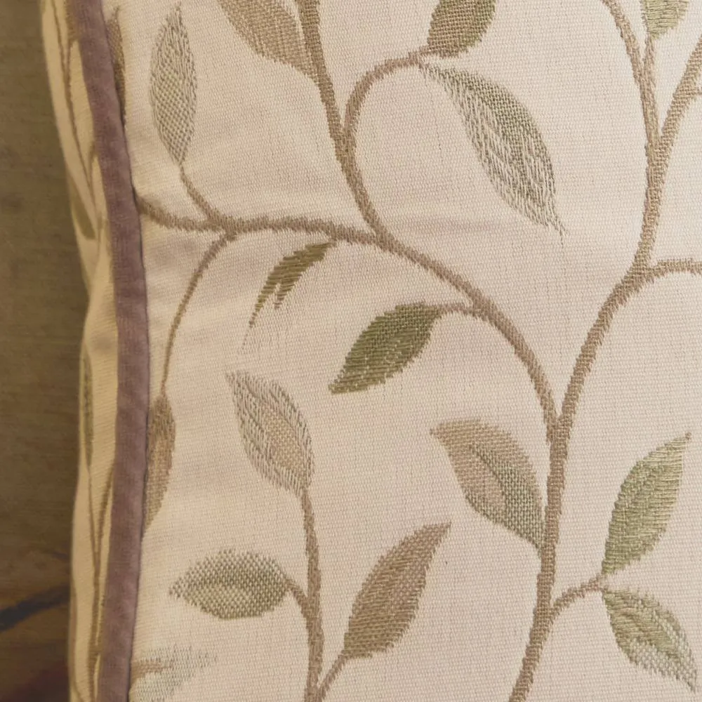 Voyage Maison Cervino Piped Jacquard Cushion in Natural 5