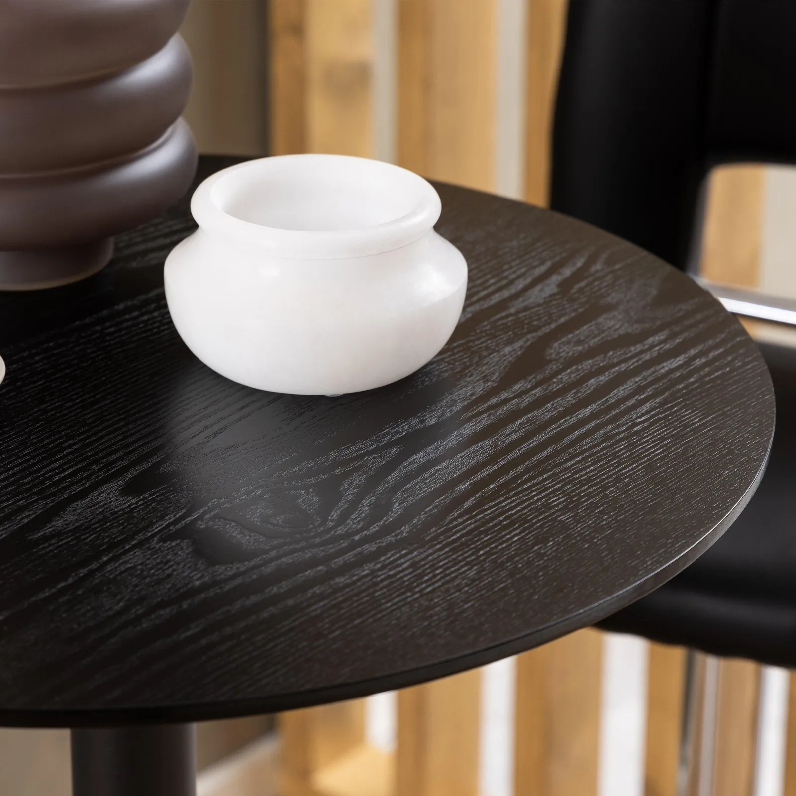 Furniture To Go Ibiza Tall Round Bar Table in Black 6