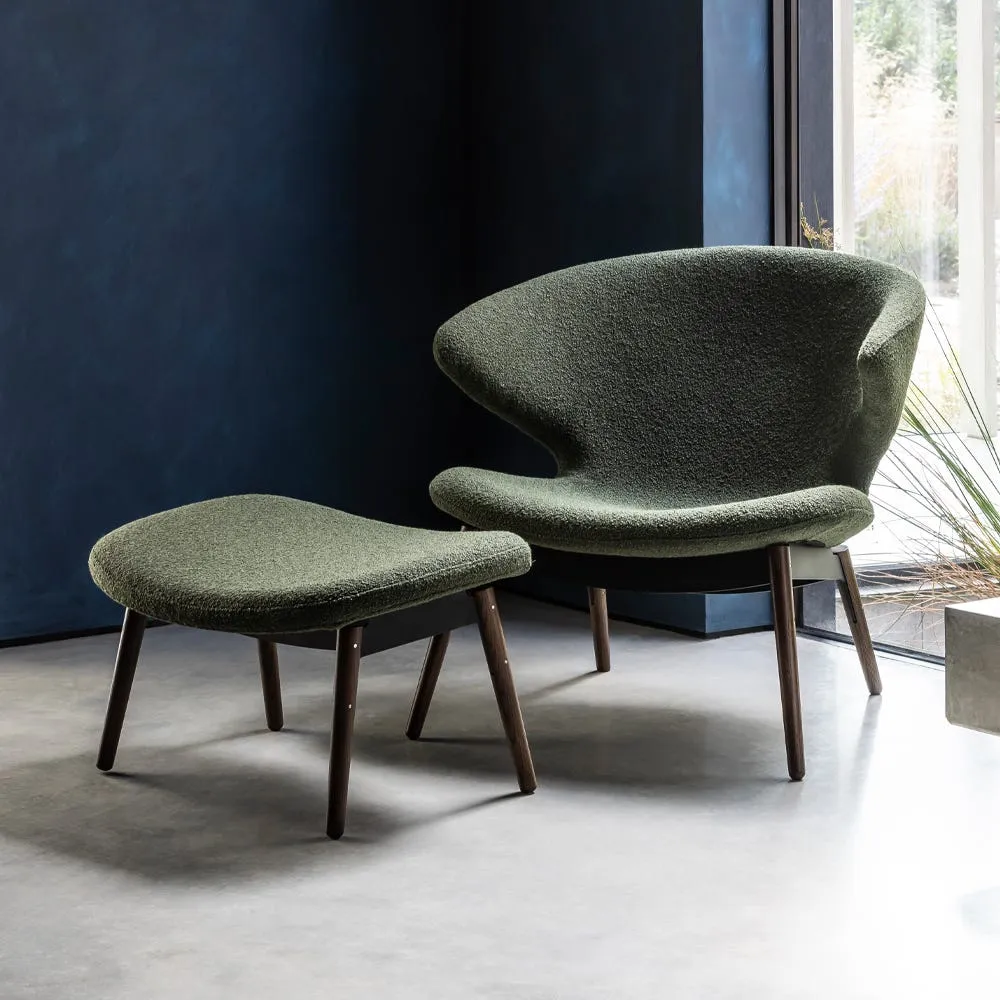Case Ella Ottoman in Walnut and Boucle Chalk 4